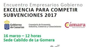 Encuentro sobre ‘Excelencia para Competir’ Subvenciones 2017 en La Gomera