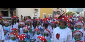Un Coso Infantil con masiva asistencia abre un fin de semana de Carnaval en Playa de Santiago