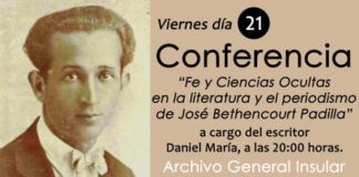 La Gomera homenajeará este viernes al escritor José Bethencourt Padilla