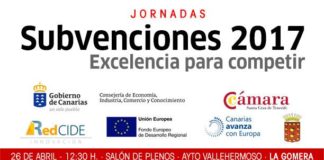 Los municipios de La Gomera Vallehermoso y Valle Gran Rey acogen las Jornadas de Excelencia para Competir – Subvenciones 2017.