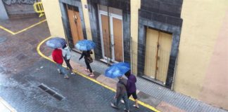 Sábado de posibles chubascos con tormentas y descenso de las temperaturas