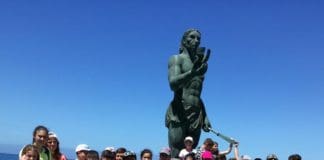 Un grupo de 33 escolares de Tenerife conocen de primera mano los encantos de Valle Gran Rey