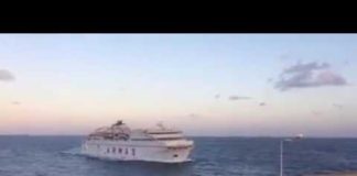 Un ferry de Armas choca contra el muelle de Las Palmas por posible fallo energético