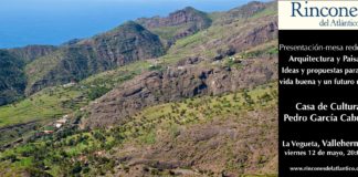El próximo viernes en Vallehermoso, presentación y mesa redonda de ‘Rincones del Atlántico’