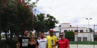 Exhibición del mejor pádel un año más en La Gomera