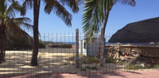 El PSOE lamenta el estado actual del futuro espacio recreativo de la playa de San Sebastián