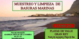 Limpieza de basuras marinas en Valle Gran Rey este sábado