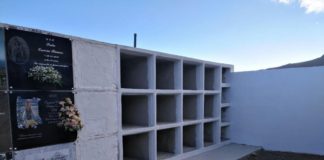 El cementerio de Alojera amplía su capacidad en 24 nuevos nichos