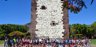 Los centros escolares de La Gomera participan en la clausura de “Colón en las Aulas”