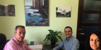 El Ayuntamiento de Hermigua recibe al Director General de Juventud del Gobierno de Canarias
