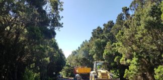 Comienzan las tareas de pavimentación en la GM-2