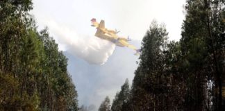 Un avión se estrella cuando combatía el incendio en Portugal