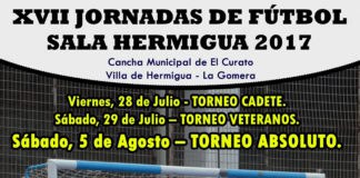 Menos de tres semanas para que arranquen las XVII Jornadas de Fútbol Sala de Hermigua 2017
