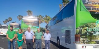 Las empresas gomeras de guaguas se suman a la promoción de la Isla