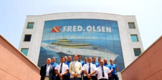 Fred. Olsen Express presenta la tripulación del Benchi Express