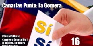 Entre las 09:00 y las 16:00 horas los venezolanos podrán votar en La Gomera este domingo
