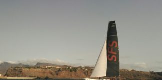 El barco “Green Dragon”, primero en llegar a la Bahía de San Sebastián de La Gomera