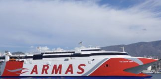 Horarios de los trayectos de Naviera Armas entre el 27 de junio al 3 de julio
