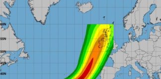 Aemet emite un aviso especial por el huracán Ophelia, que se aproxima a Galicia