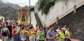 Hermigua celebra las  fiestas de El Rosario