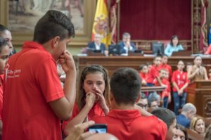 Silbo de La Gomera en el Parlamento de Canarias