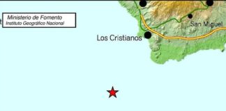 Un terremoto de magnitud 4 es sentido en dos poblaciones del sur de Tenerife