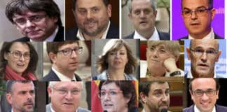 Puigdemont, Junqueras y los 12 consejeros que Rajoy propone destituir