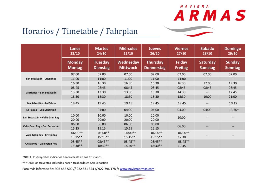 horarios naviera amras alboran