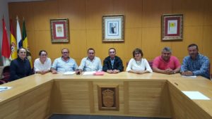 El Alcalde y concejales del Ayuntamiento de Alajeró