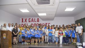 Deportistas reconocidos en la Gala del Deporte de Alajeró