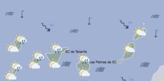 Nubes y lluvias débiles en el norte de las Islas hoy sábado