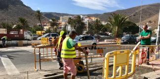 Avanzan a buen ritmo los trabajos de control de velocidad y mejora de la accesibilidad de la Avenida V Centenario