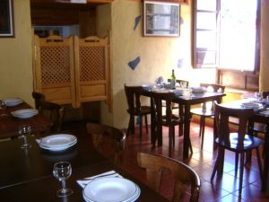 Interior del Restaurante la Vieja Escuela 