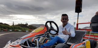El joven gomero, Rayco Sánchez prepara ya su temporada del Campeonato de Canarias de Karting