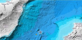 Registrado un terremoto de magnitud 3,1 entre Tenerife y Gran Canaria