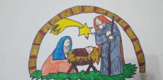 María Cruz Damas, ganadora del concurso de postales navideñas de la VII Bajada de Ntra. Sra. de Los Reyes