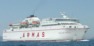 Naviera Armas cancela tres rutas por condiciones meteorológicas adversas