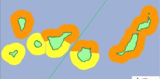La Aemet eleva a naranja el riesgo en Canarias por fuerte oleaje y aumenta el nivel amarillo a más islas por viento