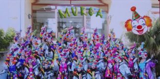 Las Guasonas presentaron este sábado su disfraz de carnaval