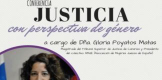 El Cabildo de La Gomera acoge mañana martes la conferencia ‘Justicia con perspectiva de género’