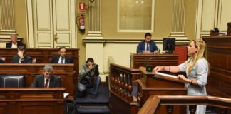 Noemí Santana acusa a Clavijo de presidir “un Gobierno ultraconservador y neoliberal” que siente “desprecio por lo público”