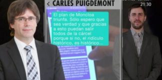 Puigdemont presenta una denuncia contra Ana Rosa Quintana por difundir sus mensajes a Comín en los que decía: ‘Se ha terminado’