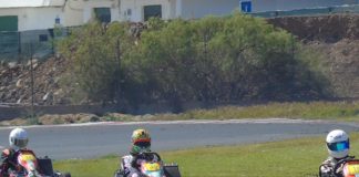 El piloto gomero, Rayco Sánchez, quinto en la primera prueba del Campeonato de Canarias de Karting 2018