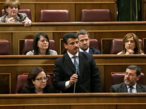 Imagen de Francisco Cabrera en el Congreso de los Diputados (Foto Europa Press)