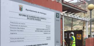Las obras del FDCAN en Hermigua continúan a buen ritmo