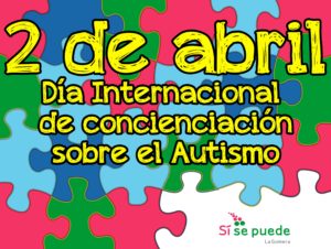 A colorful autism awareness puzzle background illustration. Vector EPS 10.