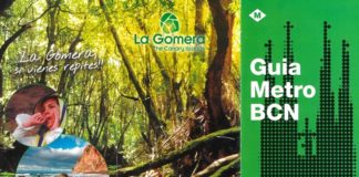 La Gomera, imagen de los mapas del metro de Madrid y Barcelona