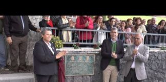 Fernando Clavijo y Casimiro Curbelo inauguran la plaza Leoncio Bento en Agulo tras su remodelación