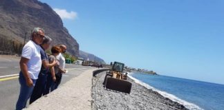 El Ayuntamiento de Valle Gran Rey acondiciona las playas de cara al verano