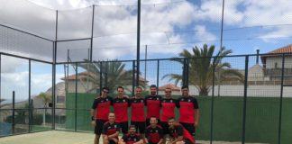 El C.D. Tecina de pádel, líder sólido